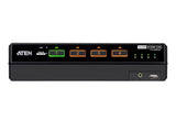 ATEN CS1144DPH4C 4-Port Dual Display Universal Secure KVM PP4.0 (HDMI / DisplayPort) with CAC support