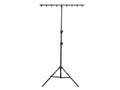 Chauvet CH06 Lightweight Tripod Stand - Lightweight, compact T-bar designed for setting up lights in a tight space - Additional adaptor for most smaller moving heads, followspots and gobo projectors