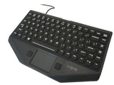 Panasonic HA-UNKB1002 Havis Rugged Silicon Keyboard with Emergency Key - Red Backlit Key IP65