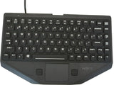 Panasonic HA-UNKB1002 Havis Rugged Silicon Keyboard with Emergency Key - Red Backlit Key IP65
