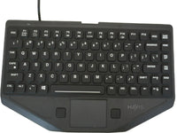 Panasonic HA-UNKB1002 Havis Rugged Silicon Keyboard with Emergency Key - Red Backlit Key IP65