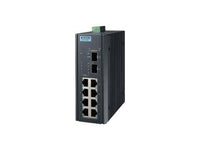 B+B SmartWorx EKI-2710G-2FPI-A 8GE PoE +2G SFP Ind. Unmanaged Switch