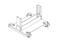 Chatsworth 11554-101 Rack Standard Rollers; 2INH x 20IND; Gray