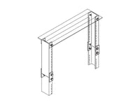 Chatsworth 10565-124 Rack Extension Kit 24IN H; Gray