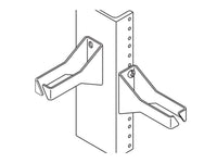Chatsworth 11228-711 Narrow Cable Ring; 1.25INW x 2.5INH x 4IND; Black; Box of 100