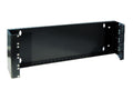 Chatsworth 11523-708 Hinged Panel Mounting Bracket; 19INW x 7INH x 8IND; Black