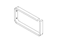 Chatsworth 11563-101 Large Horizontal Cable Ring; 6INW x 2.85INH; Gray