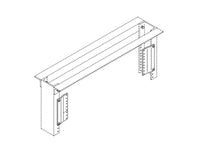 Chatsworth 31410-100 Rack Panel Adapters (Pair); 1.71INH; Gray; 23IN to 19IN; 1 RMU