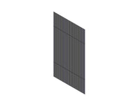 Chatsworth 33005-002 Polycarbonate Panel, 48 in x 96 in, Ten Pack, Clear