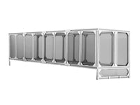 Chatsworth 33000-711 Hot Aisle Containment, Build To Spec Kit, Black Finish, 96 inches (2438.4 mm) W x 94 inches (2387.6