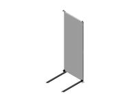 Chatsworth 37780-G55 RMR Modular Enclosure Full-Height Mounting Plate Assembly with Lower Support Rails; 47.2IN (1200 mm