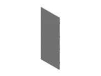 Chatsworth 37880-C09 Fixed Rear Metal Panel for RMR Modular Enclosure; 78.7IN (2000 mm) H x 31.5IN (800 mm) W; Black