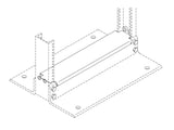 Chatsworth 42050-735 Rack Base Dust Cover; 35INW; Black; Channel Size: 6