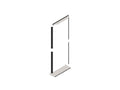 Chatsworth 38649-E44 Air Dam Kit for ZetaFrame Cabinet; for 42U x 23.6INW (600 mm) Cabinet; Glacier White