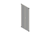 Chatsworth 39861-721 Double Perforated Metal Rear Door for ZetaFrame Cabinet; for 52U x 27.6INW (700 mm) Cabinet; Black