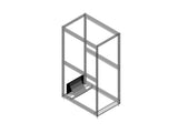 Chatsworth 39802-703 Air Director for ZetaFrame Cabinet; for 31.5INW (800 mm) Cabinets with Vertical Exhaust Duct; Black