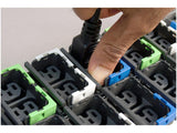 Chatsworth EA-4035-E Monitored Pro eConnect PDU; Glacier White; Vertical; For 42U & Higher Cabinets; 120/208V 3P/30A/L21