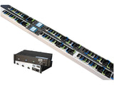Chatsworth EA-6019-E Switched Pro eConnect PDU; Glacier White; Vertical; For 42U & Higher Cabinets; 220-240V 1P/16A/C20