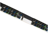 Chatsworth E0-1441-CE Basic eConnect PDU; Redundancy Pack; 1 Black/1 Glacier White; Horizontal 2U; L15-30 Input; Locking