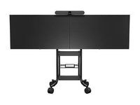 iCart LRC-MOUNT-32 Logitech Rally Bar mount mount for display sizes 60-75. Centers Rally Bar above or below dual/single display. Compatible with iCart carts, stands and