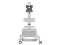iCart TMP-200 Poly TC8 surface wall mount. Black. TAA compliant.