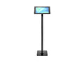 Compulocks 150B131GAPXB Galaxy Tab S10 FE+ 13.1IN, Apex Enclosure Swift Floor Stand - Black