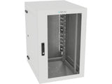 Vertiv GL36WMCMM-W-SE-00-CM WM Premium 19Ux24x32 Gray, Rails feature a horizontal/vertical cable tie down pattern and provisions for optional cable management D rings