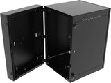 Vertiv GL36WMCMM-B-SH-00-00 WM Premium 19Ux24x32 Gray - Reversible mounting for left-hand or right-hand opening - Provisions on top and bottom for fan assembly