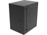 Vertiv GL36WMCMP-B-SC-00-CM WM Premium 19Ux24x32 Gray - Reversible mounting for left-hand or right-hand opening - Provisions on top and bottom for fan assembly