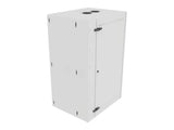 Vertiv GL48WMCMP-W-SH-AF-00 WM Premium 25Ux24x32 Fan Gray - Offset mounting rails create nearly 3.5 in of dedicated cable management space between the rail and side