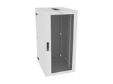 Vertiv GL48WMCMP-W-SH-AF-00 WM Premium 25Ux24x32 Fan Gray - Offset mounting rails create nearly 3.5 in of dedicated cable management space between the rail and side
