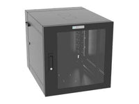 Vertiv GL24WMCMP-B-SH-00-CM WM Premium 12Ux24x32 Gray - Offset mounting rails create nearly 3.5 in of dedicated cable management space between the rail and side