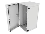 Vertiv GL48WMCMS-W-SC-00-00 WM Premium 25Ux24x32 Gray - Offset mounting rails create nearly 3.5 in of dedicated cable management space between the rail and side