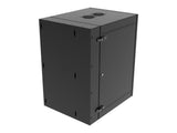 Vertiv GL36WMCMS-B-SH-AF-CM WM Premium 19Ux24x32 Gray, Rails feature a horizontal/vertical cable tie down pattern and provisions for optional cable management D rings