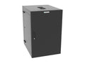 Vertiv GL36WMCMS-B-SH-AF-CM WM Premium 19Ux24x32 Gray, Rails feature a horizontal/vertical cable tie down pattern and provisions for optional cable management D rings