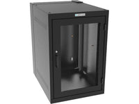 Vertiv GL36WDM-B-00 WD WM 18UX24X32 MESH BLACK - Reversible mounting for left-hand or right-hand opening - Provisions on top and bottom for fan assembly
