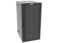 Vertiv GL48WMCMP-B-SH-00-00 WM Premium 25Ux24x32 Gray - Offset mounting rails create nearly 3.5 in of dedicated cable management space between the rail and side
