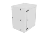 Vertiv GL36WMCMP-W-SH-00-00 WM Premium 19Ux24x32 Fan Gray - Offset mounting rails create nearly 3.5 in of dedicated cable management space between the rail and side