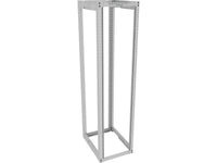 Vertiv VRX-45U2436-W-SQM6 VRX Rack 45U 24in 24-36in White - Square hole and FMP pattern along the front face of all rails accept D rings and fingers for horizontal