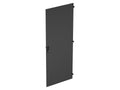 Vertiv 7903E-24-B ES Door Solid 79 in H x 24 in Blk - Field reversible for left- or right-hand opening, locking swing handle is standard