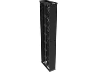Vertiv VCM-52U-1012FR-B VCM Vrt Cbl Mgmt 52U 10in 24in Black