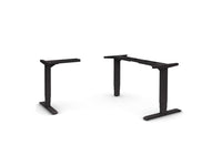 HAT Design Works HAT3-HI-L BK Height Adjustable Base, Black, holds 350 lbs, Three-Legged