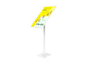 Compulocks 150W200ADPB Swift Floor Stand for the Samsung E-Paper Smart Signage - White