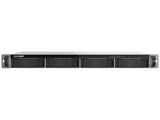 QNAP TS-432XEU-4G-US 4-bay 1U short-depth NAS, ARM Cortex-A57 4C, 4GB DDR4, 1 x 10GbE SFP+, 2 x 2.5GbE, 4 x USB 3.2 Gen1, 4 x 3.5 /2.5 SATA bay