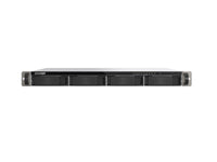 QNAP TS-H665U-RP-8G-US 1U 4-bay rackmount NAS, 4 x 3.5 SATA + 2 x E1.S drive bays, Intel 4-core CPU, 8GB DDR5 SODIMM RAM, 2 x 2.5GbE LAN, PCIe Gen3 x2 slot