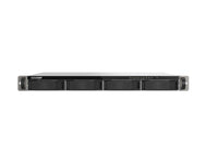 QNAP TS-H665U-8G-US 1U 4-bay rackmount NAS, 4 x 3.5 SATA + 2 x E1.S drive bays, Intel 4-core CPU, 8GB DDR5 SODIMM RAM, 2 x 2.5GbE LAN, PCIe Gen3 x2 slot