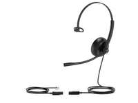 Yealink YHS34 (1308022) Wideband Headset for IP Phone Monaural Ear (single ear) Quick-disconnect (QD) cord RJ9 Headset Jack Hearing Protection Leather Ear