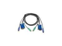 ATEN 2L5005P All-In-One Micro-Lite KVM CBL 15ft PS/2