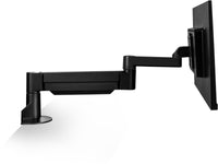 HAT Design Works 7000-1000-104 7000 Articulating Monitor Arm, Black, holds 13-28 lbs, up to 32IN screen