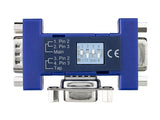 B+B SmartWorx 9PCDT RS-232 Data Tap (DB9M and DB9F straight-through, DB9F monitor ports)